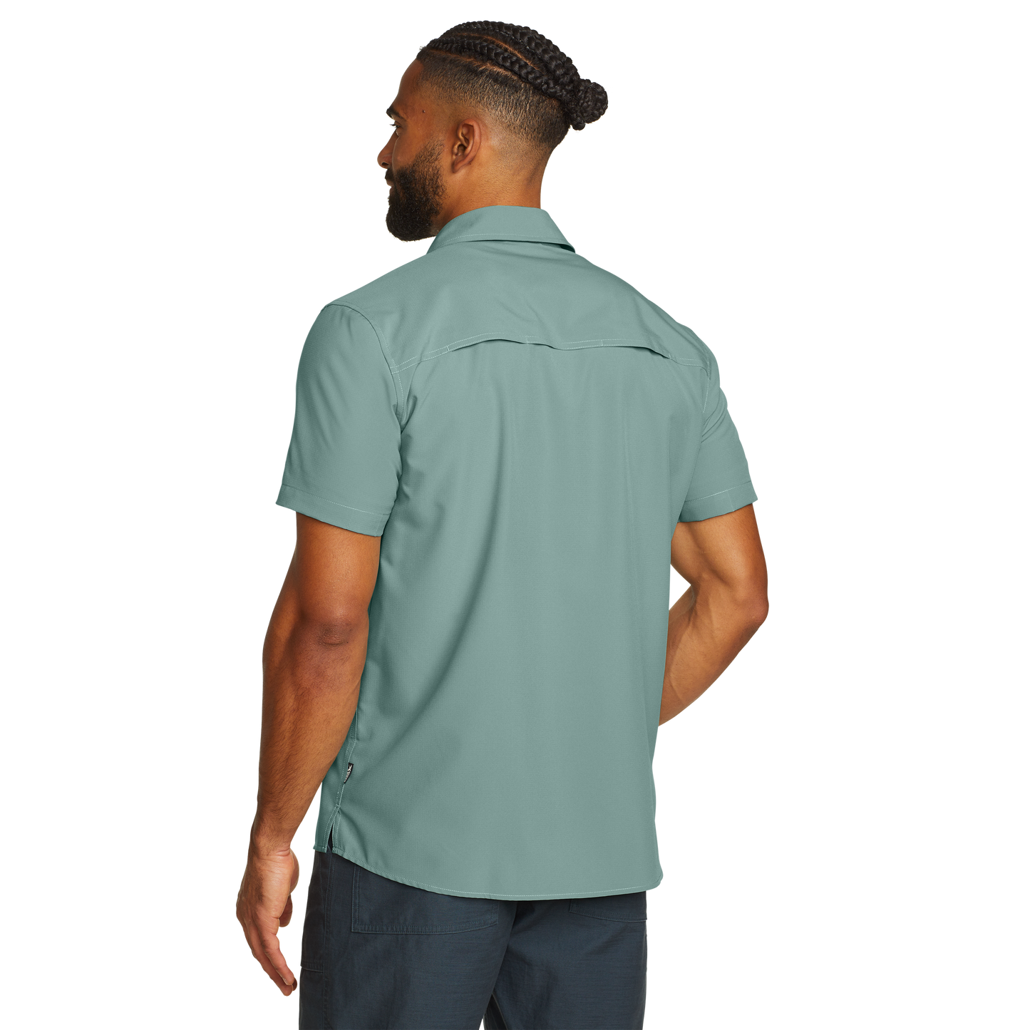 CAMISA HOMBRE/ ATLAS EXPLORATION FLEX MC / EDDIE BAUER