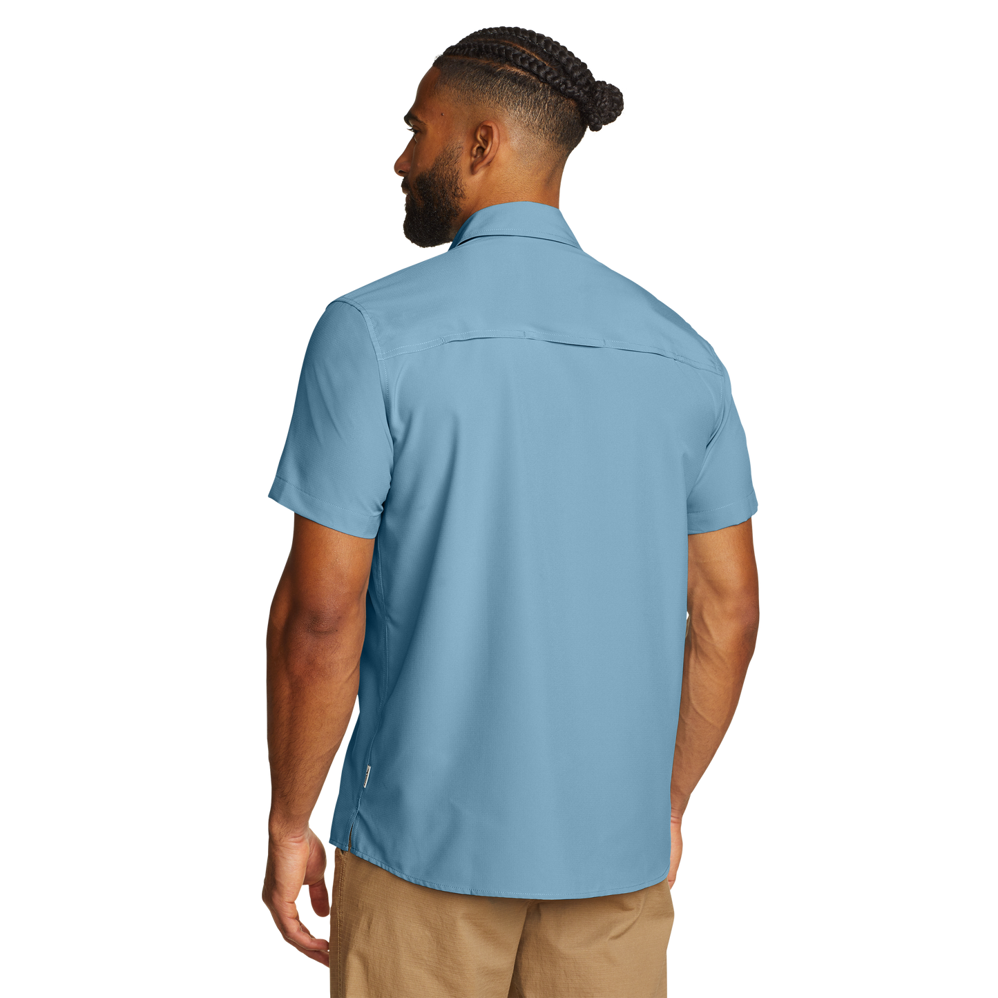 CAMISA HOMBRE/ ATLAS EXPLORATION FLEX MC / EDDIE BAUER