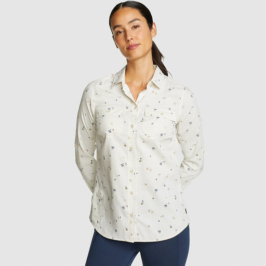 CAMISA MUJER /  ADVENTURER 3.0 MANGA LARGA  /  EDDIE BAUER