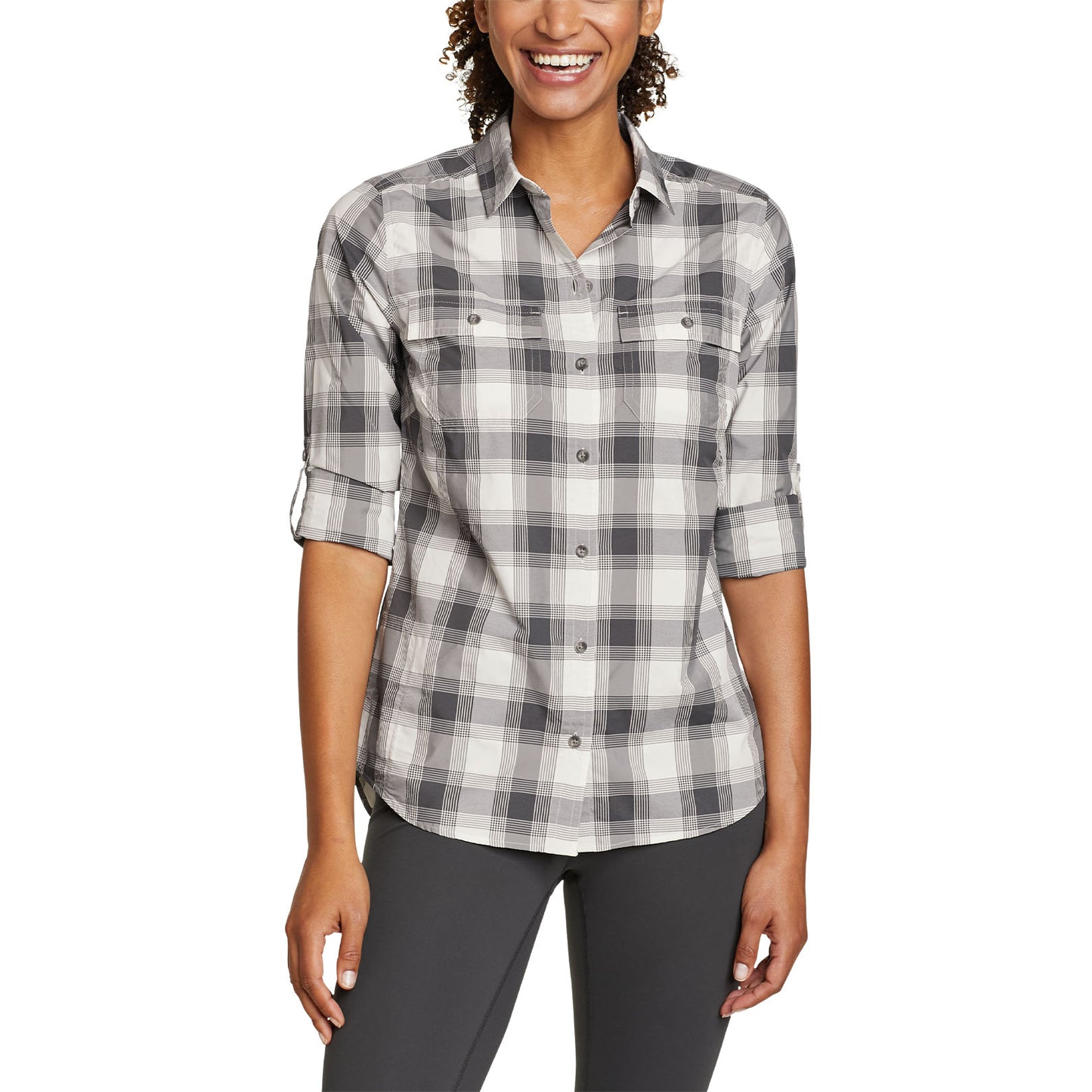 CAMISA MUJER / ADVENTURER 3.0 MANGA LARGA / EDDIE BAUER
