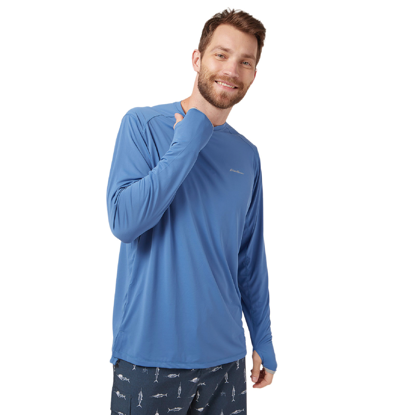 BUZO DE HOMBRE SOLARFOIL UPF 2.0 MANGA LARGA / EDDIE BAUER