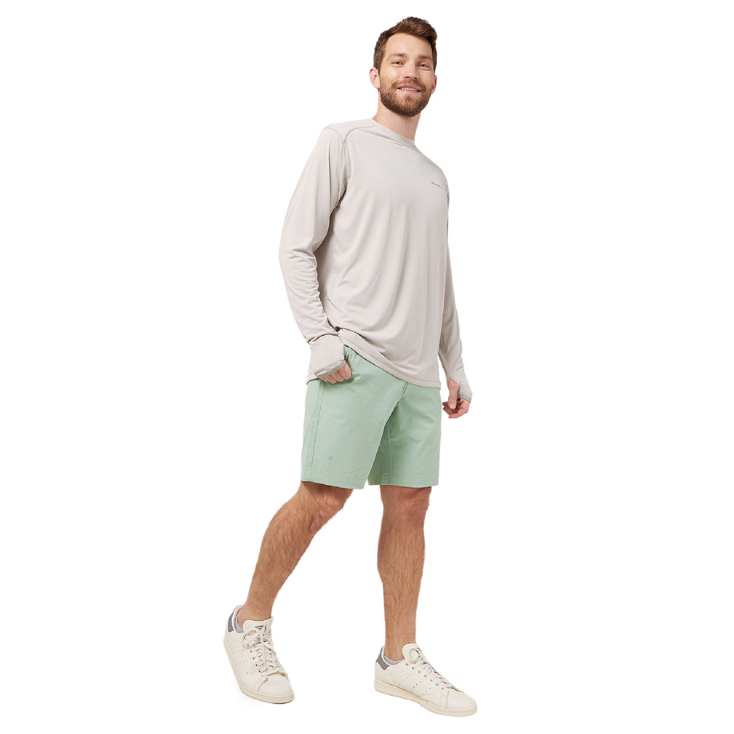 BUZO DE HOMBRE SOLARFOIL UPF 2.0 MANGA LARGA / EDDIE BAUER