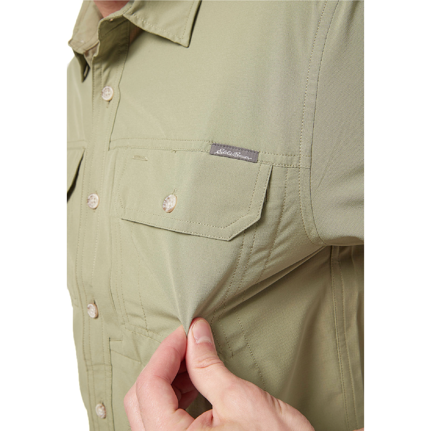 CAMISA HOMBRE ATLAS EXPLORATION FLEX MANGA CORTA / EDDIE BAUER