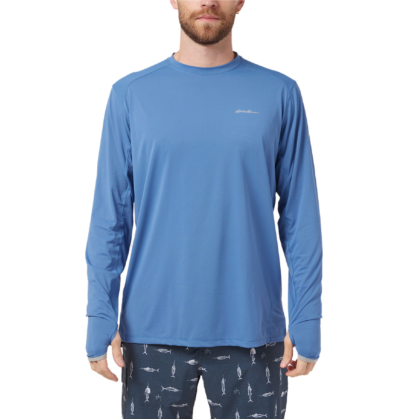 BUZO DE HOMBRE SOLARFOIL UPF 2.0 MANGA LARGA / EDDIE BAUER