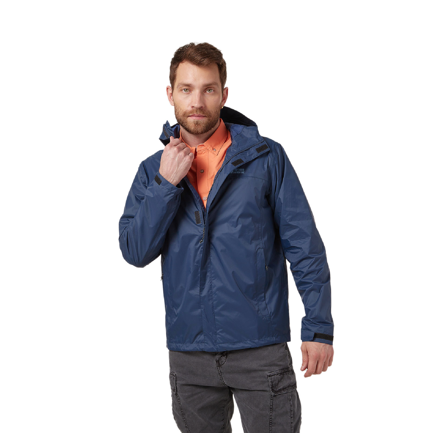 Chaqueta Impermeable Anton Azul Hombre | Outdoor Adventure Colombia