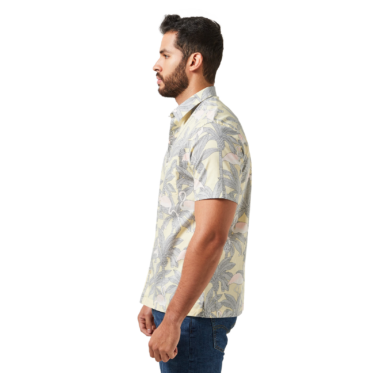 Camisa OA Manga Corta Hombre Amarilla | Outdoor Adventure Colombia