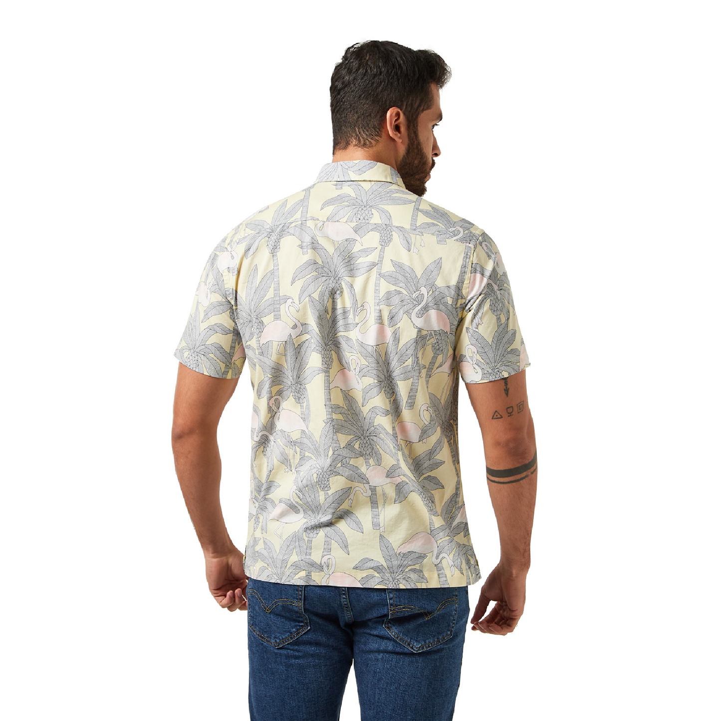 Camisa OA Manga Corta Hombre Amarilla | Outdoor Adventure Colombia