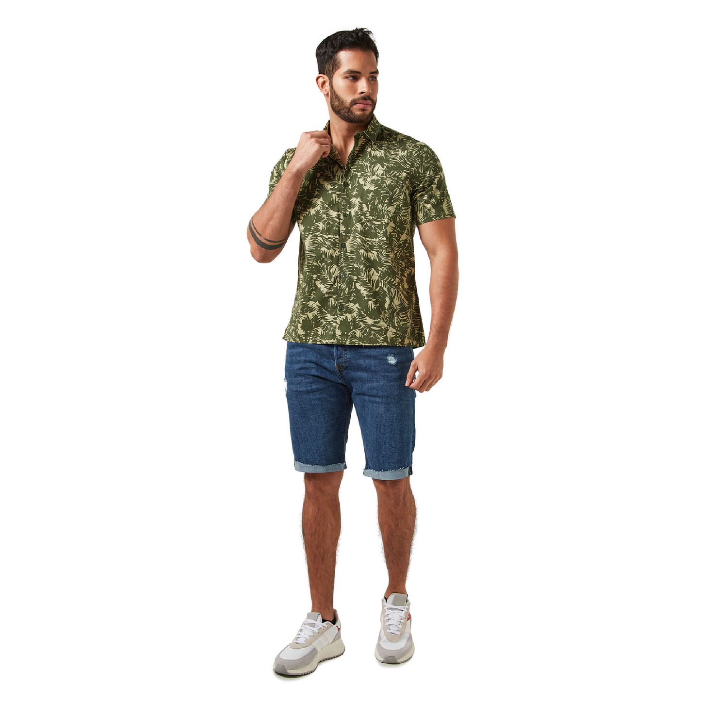 Camisa OA Manga Corta Hombre Verde | Outdoor Adventure Colombia
