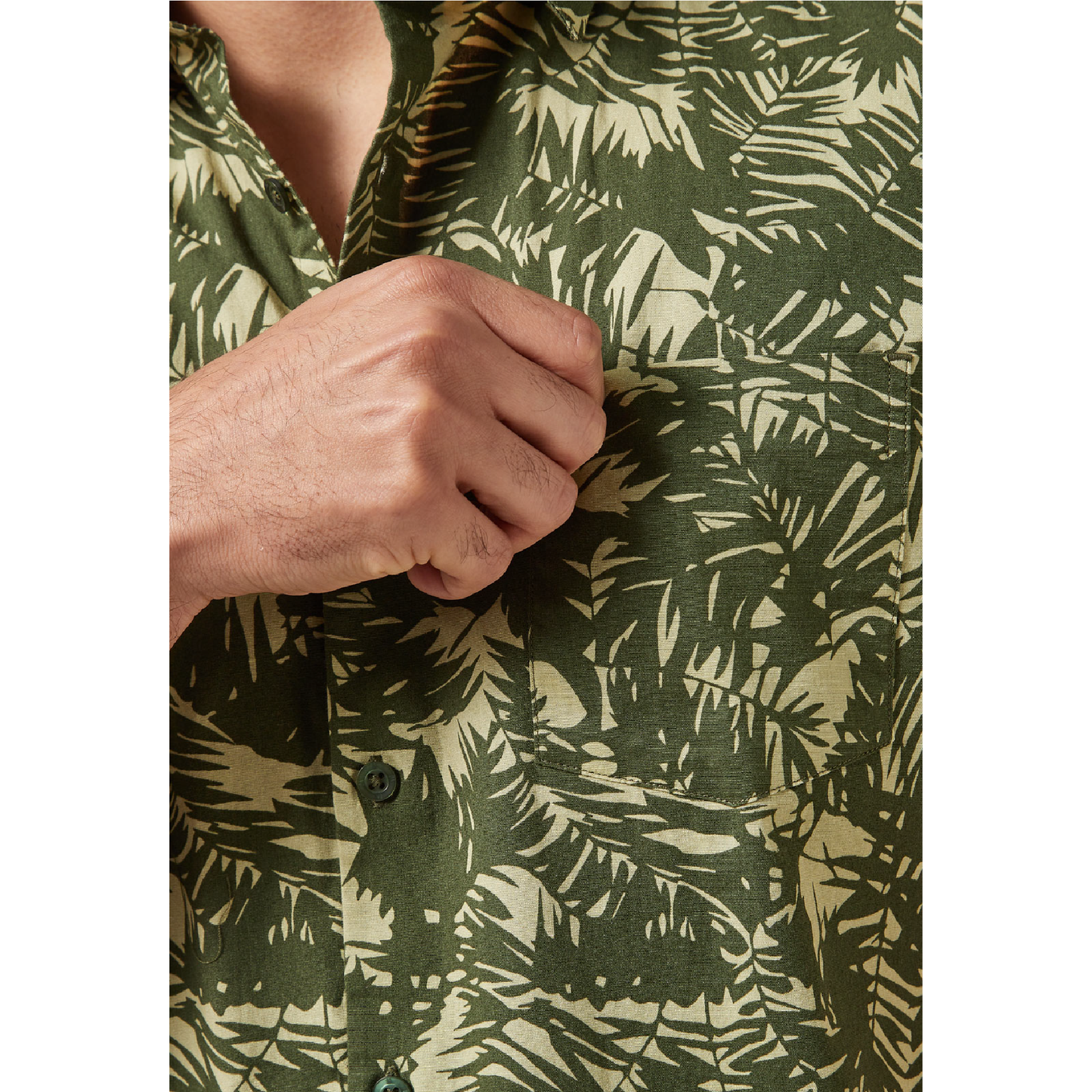 Camisa OA Manga Corta Hombre Verde | Outdoor Adventure Colombia