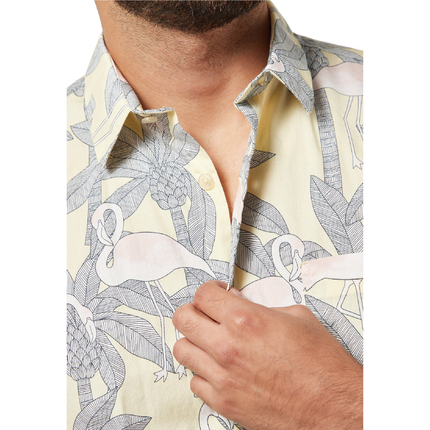 Camisa OA Manga Corta Hombre Amarilla | Outdoor Adventure Colombia