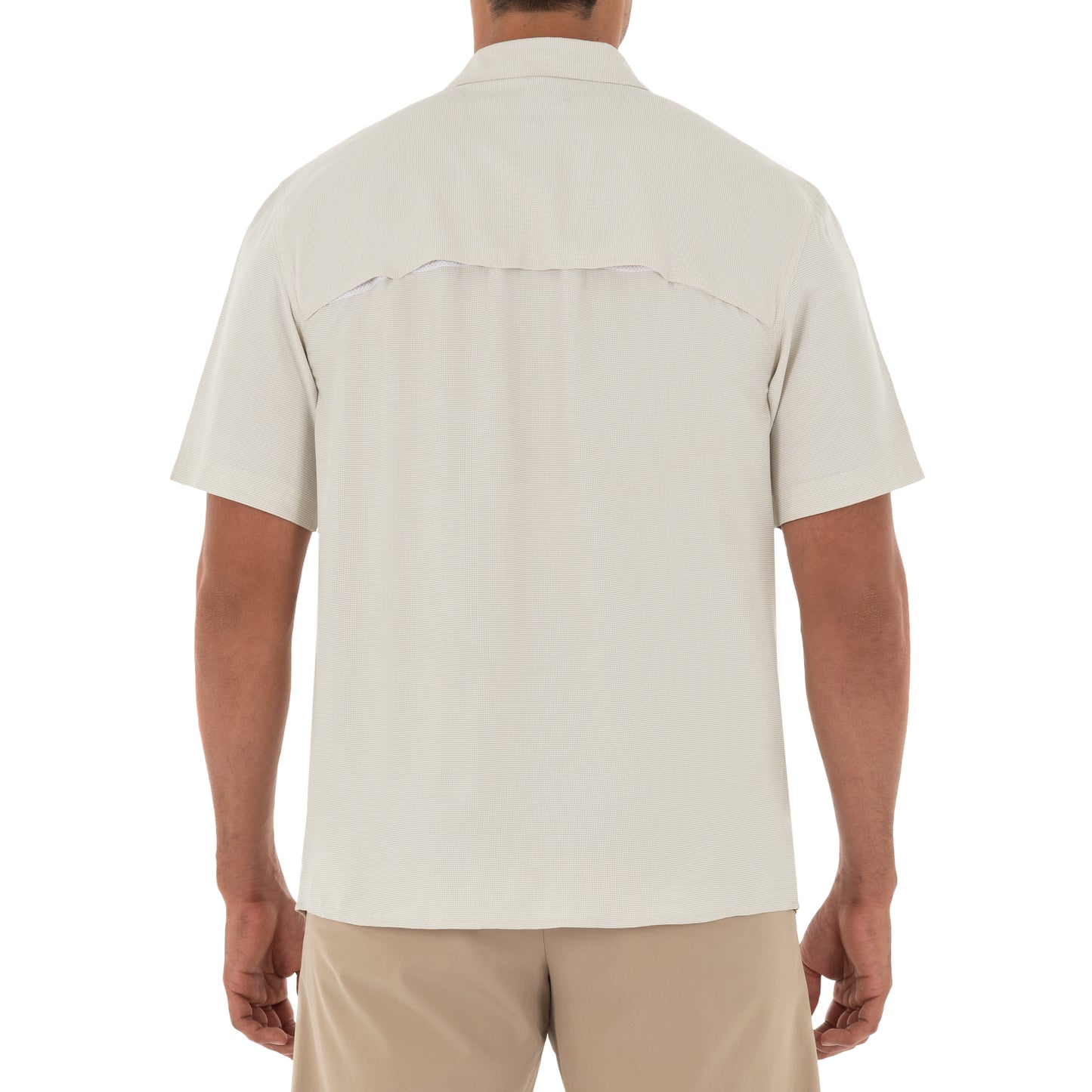 Camisa Manga Corta Guy Harvey Cationic Beige | Outdoor Adventure Colombia
