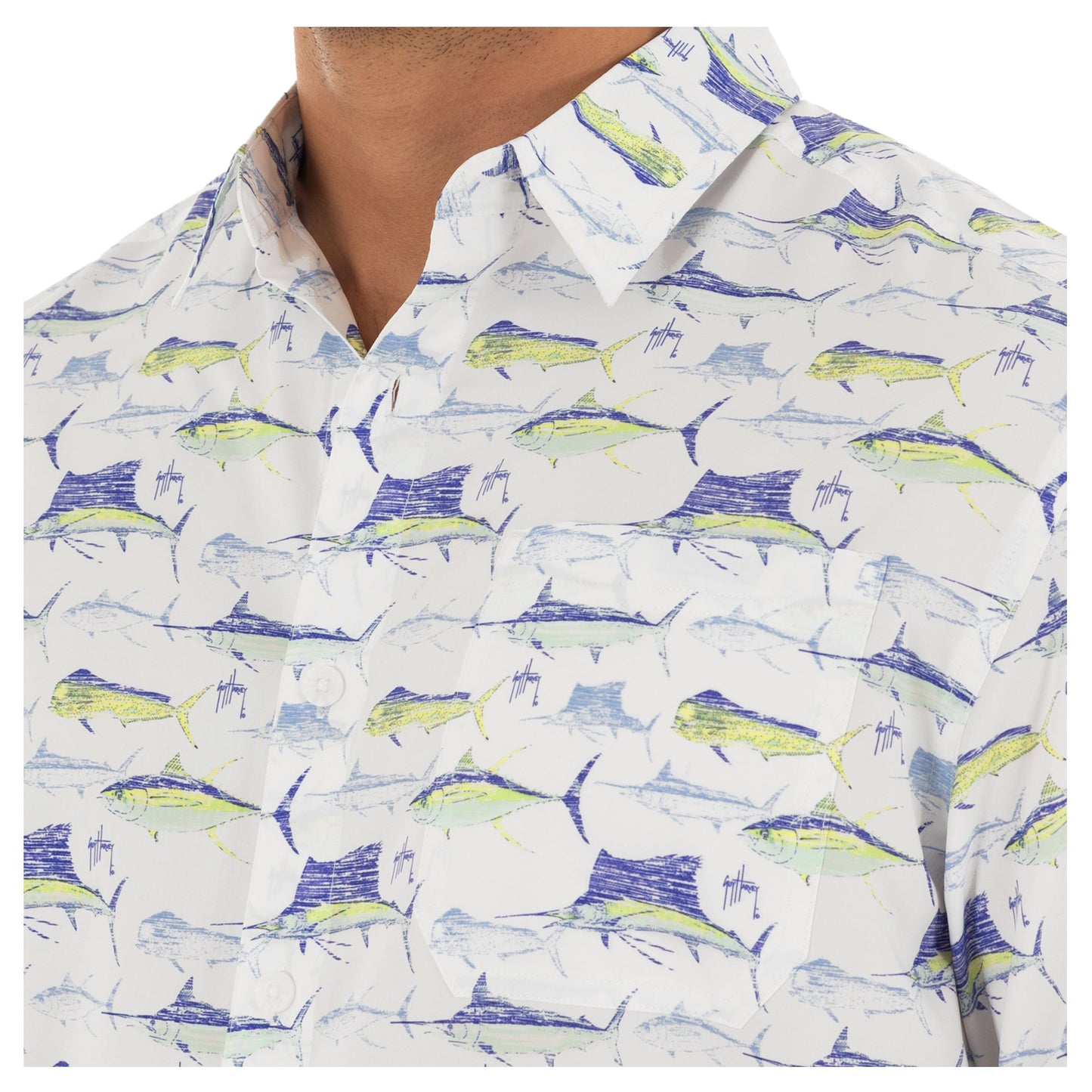 CAMISA HOMBRE SCRIBBLE SS / GUY HARVEY