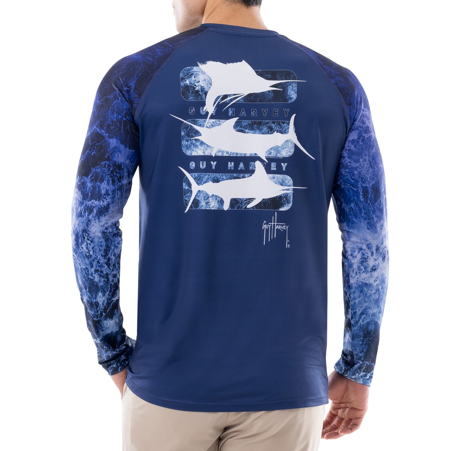 SACO DE HOMBRE DEEP BLUE / GUY HARVEY