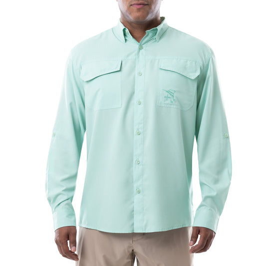 CAMISA HOMBRE HEATHER MANGA LARGA / GUY HARVEY