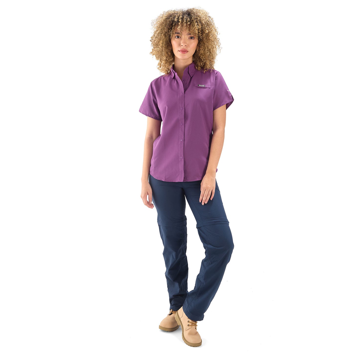 CAMISA MUJER SAMARA MANGA CORTA / OUTDOOR ADVENTURE