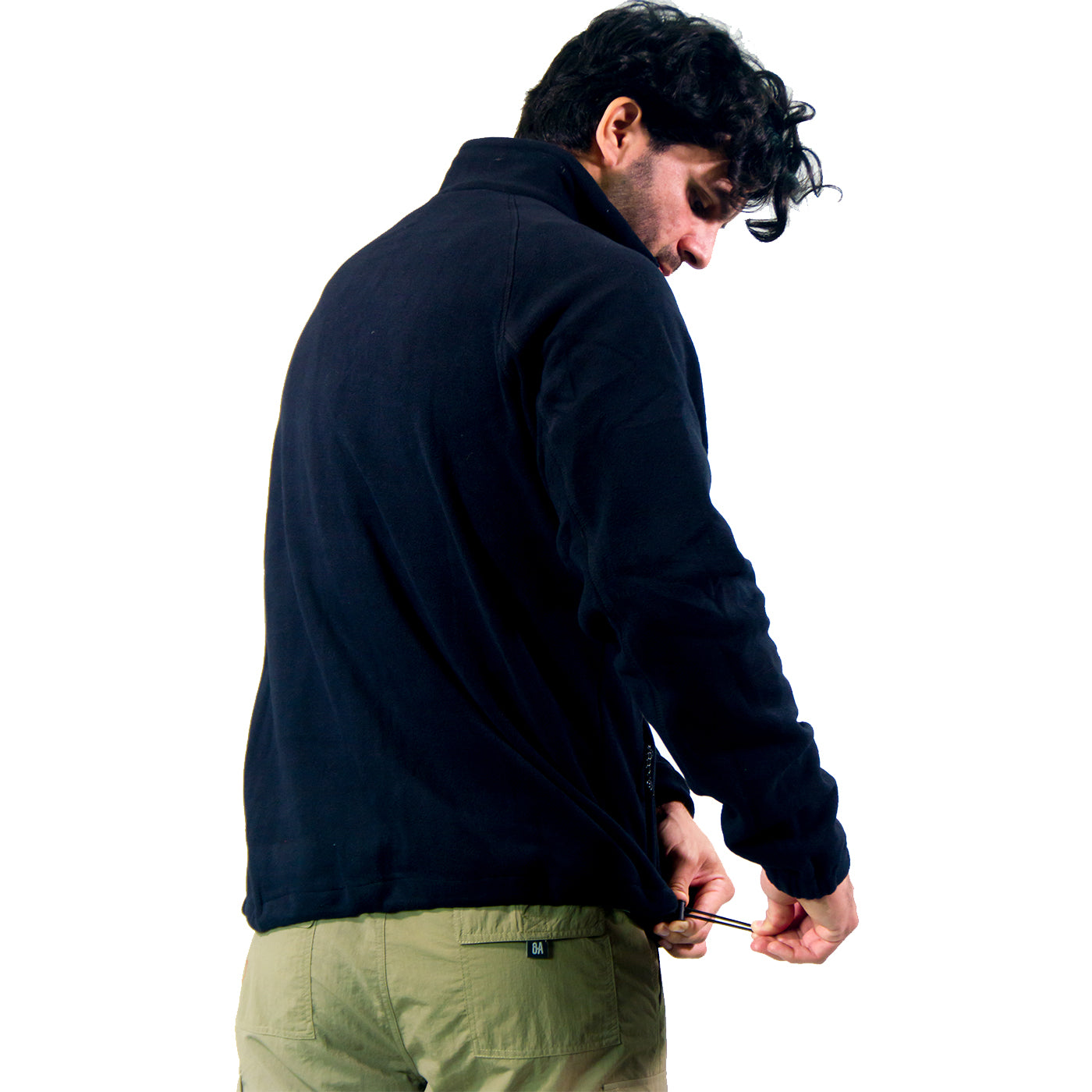 Chaqueta Polar Kamuk Negra Hombre | Outdoor Adventure Colombia