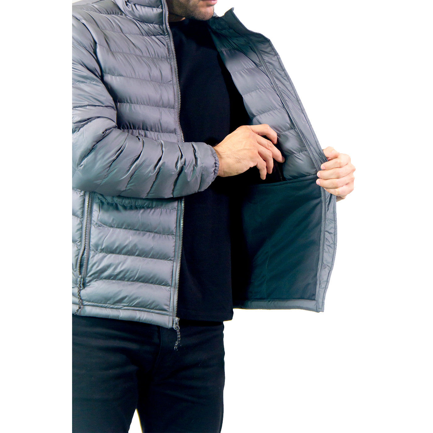 Chaqueta OA Nevado Gris Hombre bolsillo de seguridad | Outdoor Adventure Colombia