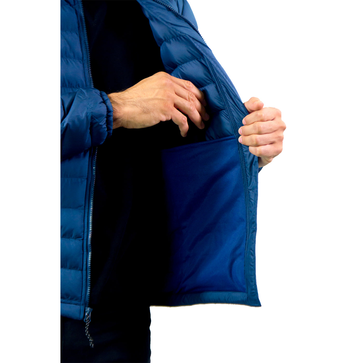 Chaqueta OA Nevado Azul Hombre bolsillo de seguridad | Outdoor Adventure Colombia
