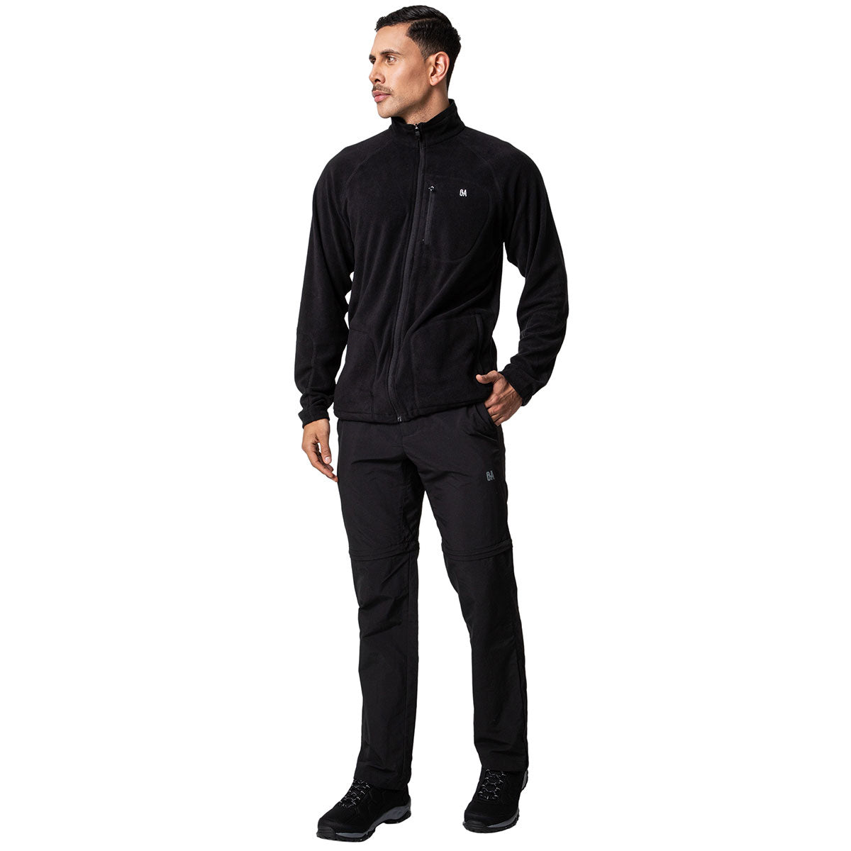 Fleece Polar Irazu OA Hombre Negro | Outdoor Adventure Colombia