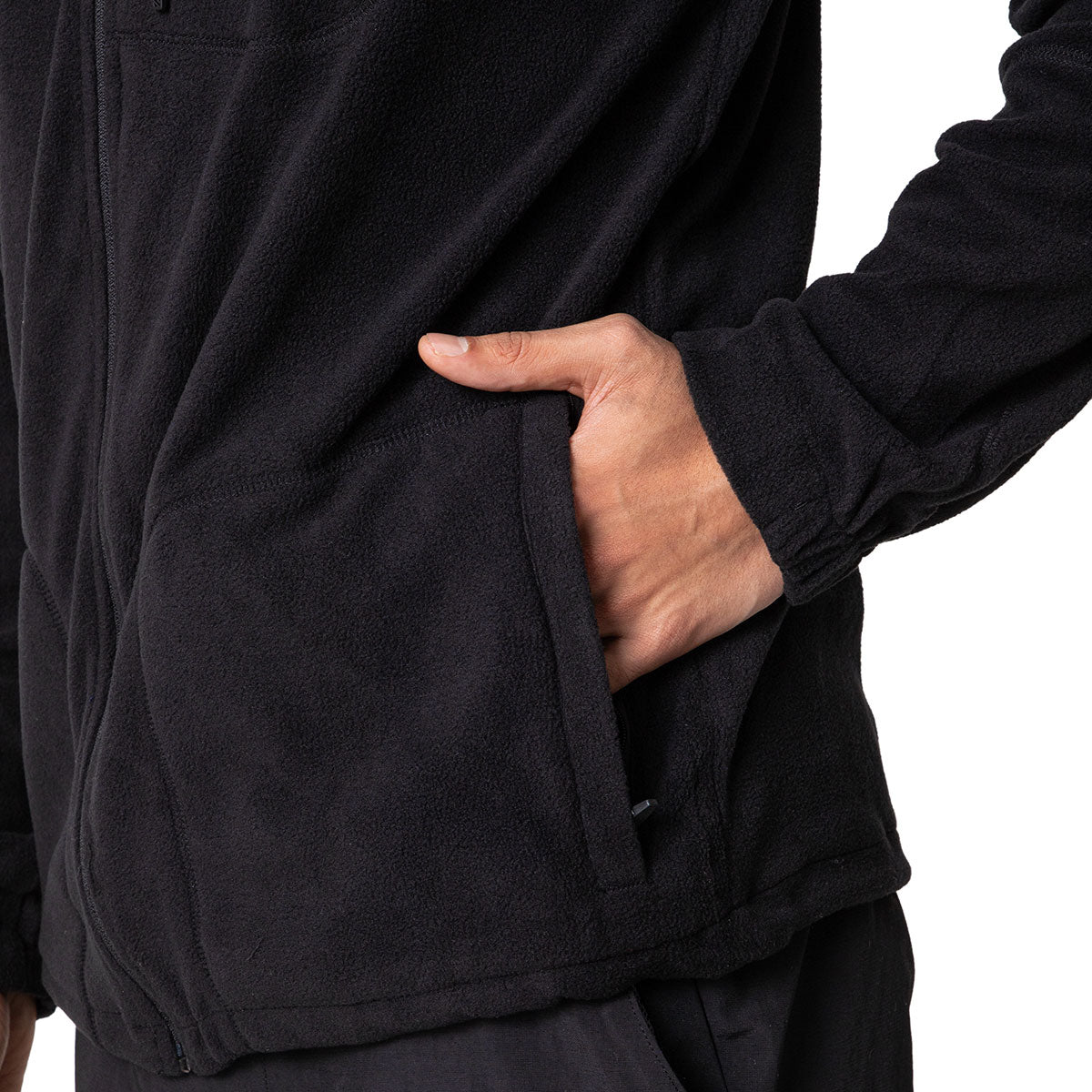 Fleece Polar Irazu OA Hombre Negro | Outdoor Adventure Colombia