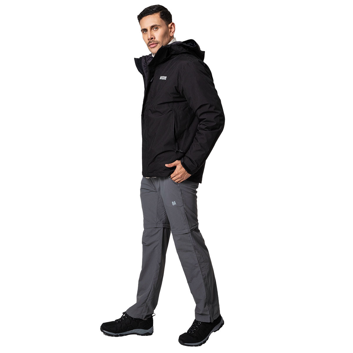 Chaqueta 3 en 1 OA Tajamulco Negra | Outdoor Adventure Colombia