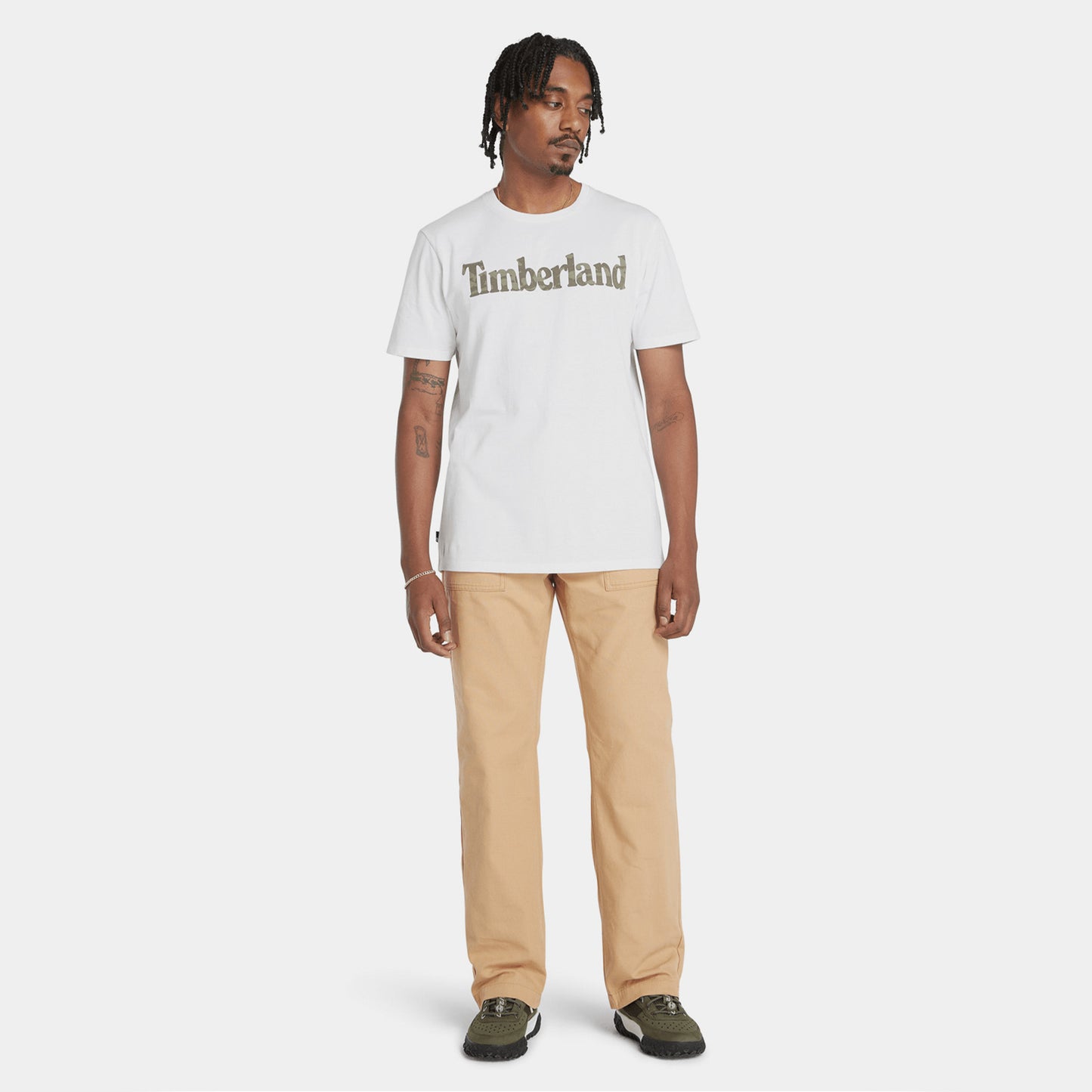 CAMISETA HOMBRE TFO WORDMARK CAMO / TIMBERLAND
