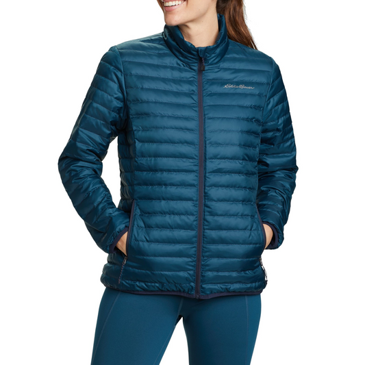 Chaqueta Microlight Down Eddie Bauer Mujer Azul | Outdoor Adventure Colombia