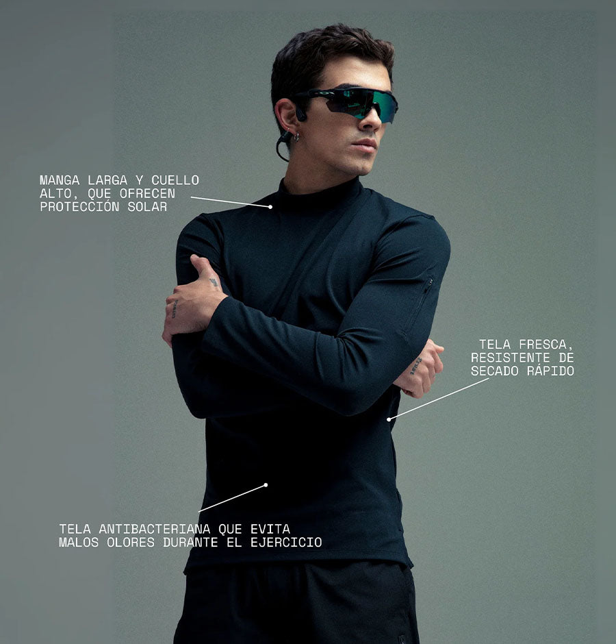 SLIM GAUSS TURTLENECK TOP / REMANENCE