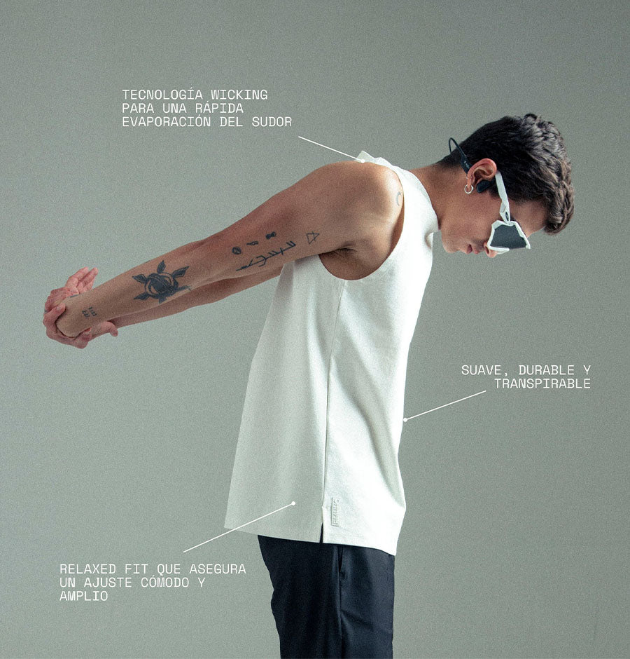 TANK TOP COBALT / REMANENCE