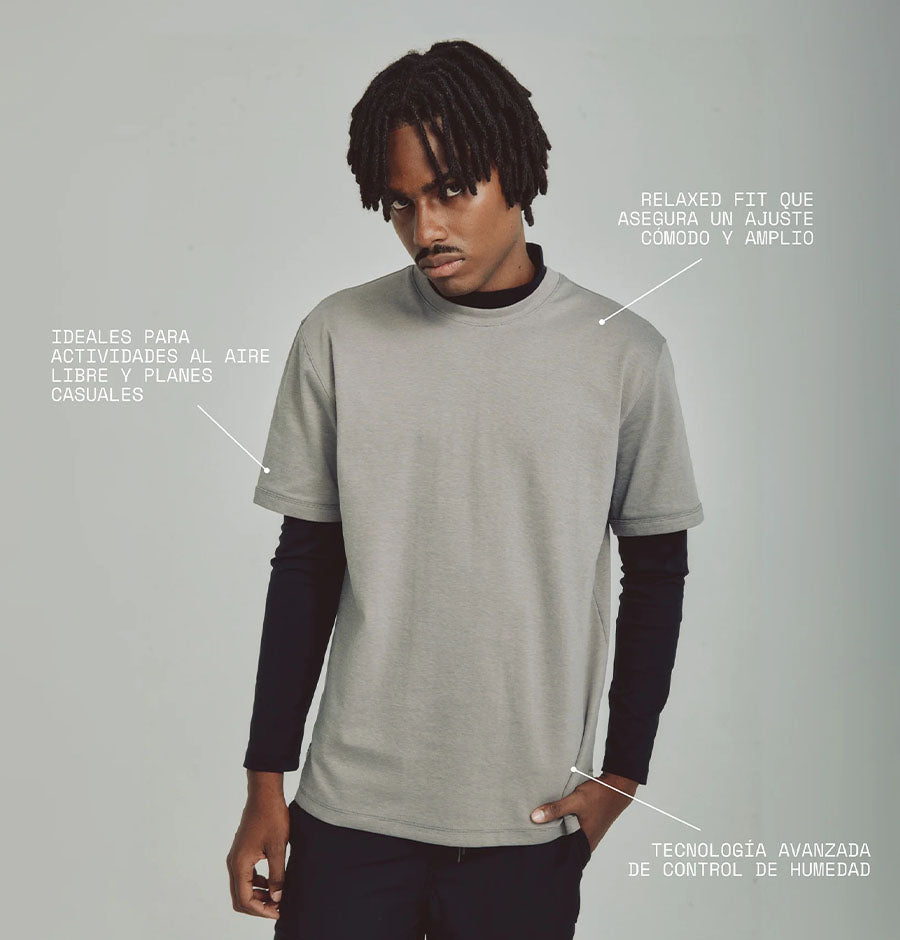 CAMISETA RELAXED FIT CLING / REMANENCE