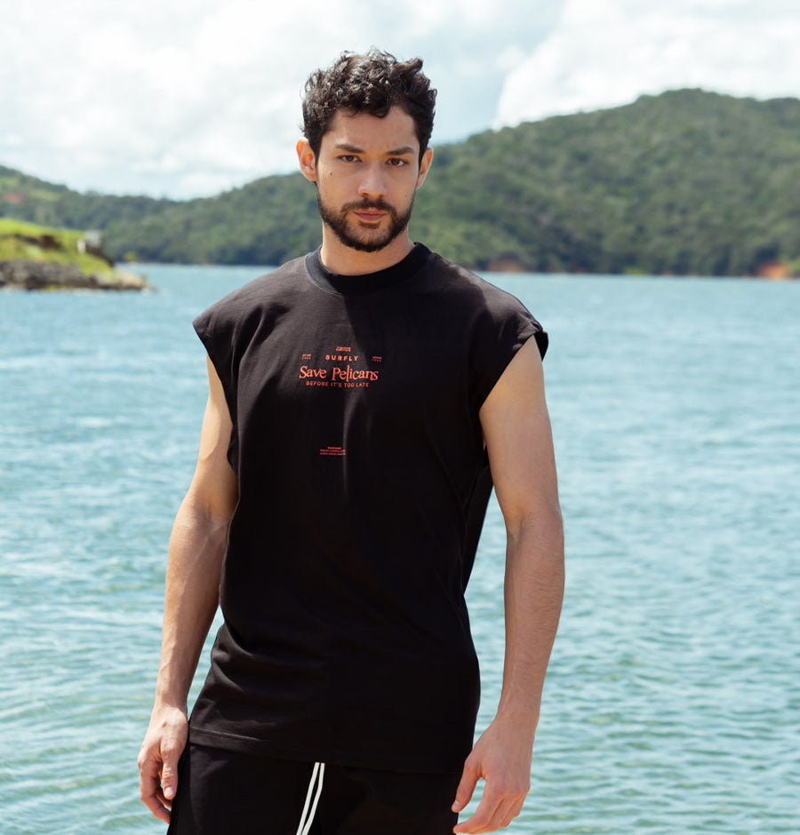 ESQUELETO HOMBRE/ OVERSIZE PELICAN WHITE