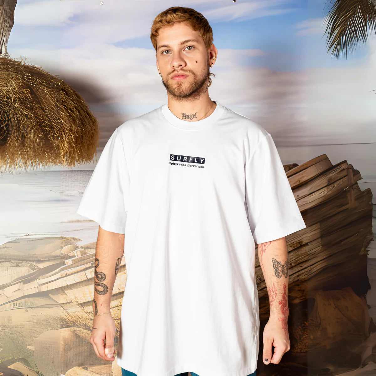 CAMISETA HOMBRE/ BARRACUDA PARTIDA / SURFLY