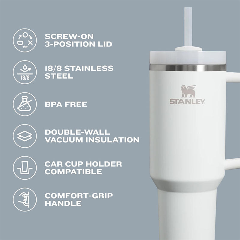TERMO QUENCHER H2.0 FLOWSTATE TUMBLER 30OZ (887 ML) 30 OZ (887 ML) CREAM / STANLEY
