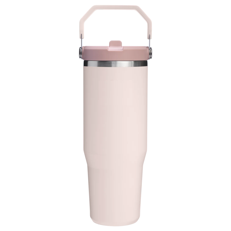 TERMO ICEFLOW FLIP STRAW TUMBLER 2.0 30OZ (887ML) ROSE QUARTZ / STANLEY