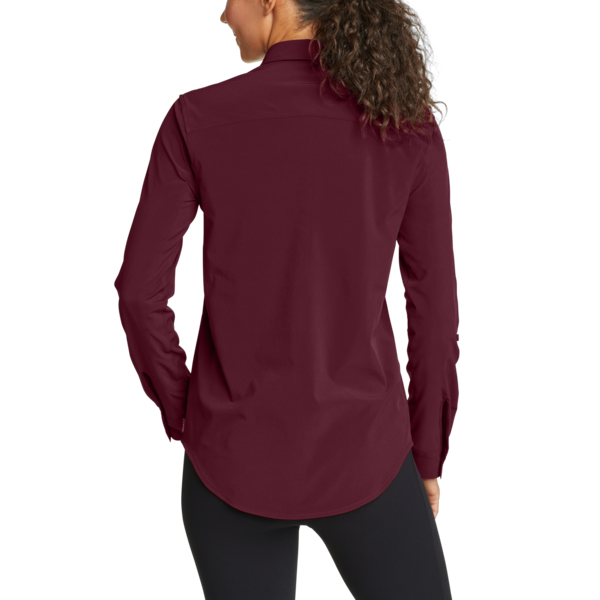 CAMISA MUJER ESCAPELITE MANGA LARGA / EDDIE BAUER