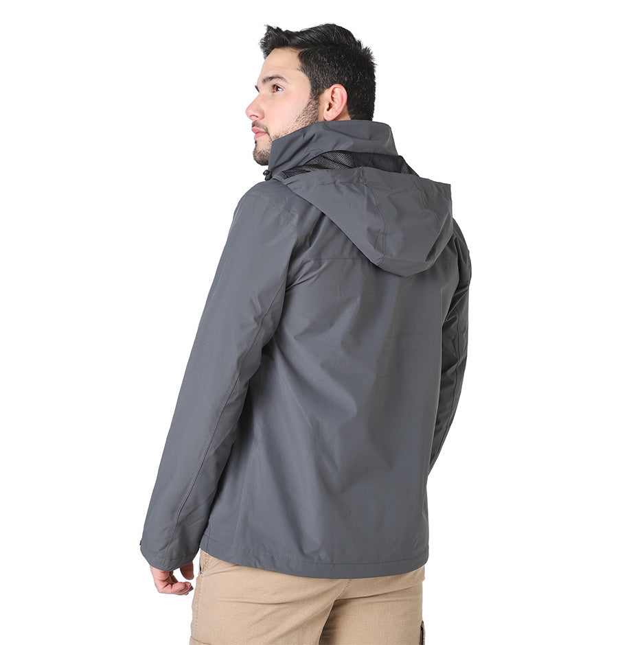 Chaqueta Eddie Bauer Rainfoil® Gris Hombre | Outdoor Adventure Colombia