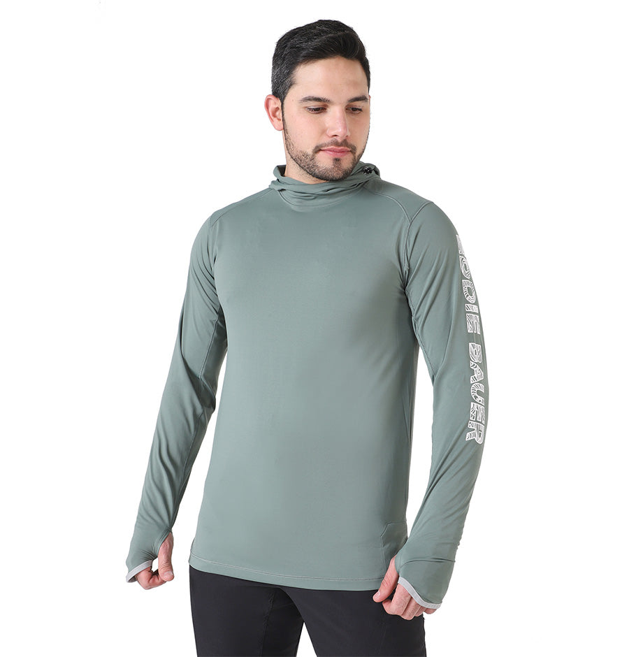 BUZO DE HOMBRE SOLARFOIL WAVE GRAPHIC MANGA LARGA / EDDIE BAUER
