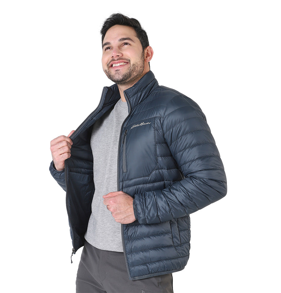 Chaqueta Eddie Bauer Stratustherm Down Azul Hombre | Outdoor Adventure Col