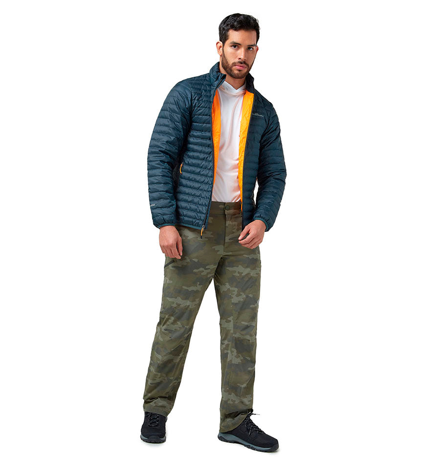 Chaqueta Eddie Bauer Microlight Down Azul Hombre | Outdoor Adventure Col