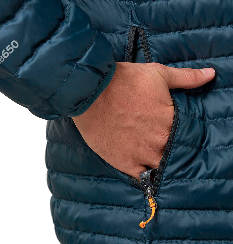 Chaqueta Eddie Bauer Microlight Down Azul Hombre | Outdoor Adventure Col