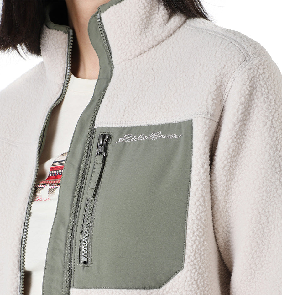 Polar/Fleece Eddie Bauer Quest Beige Mujer | Outdoor Adventure Colombia
