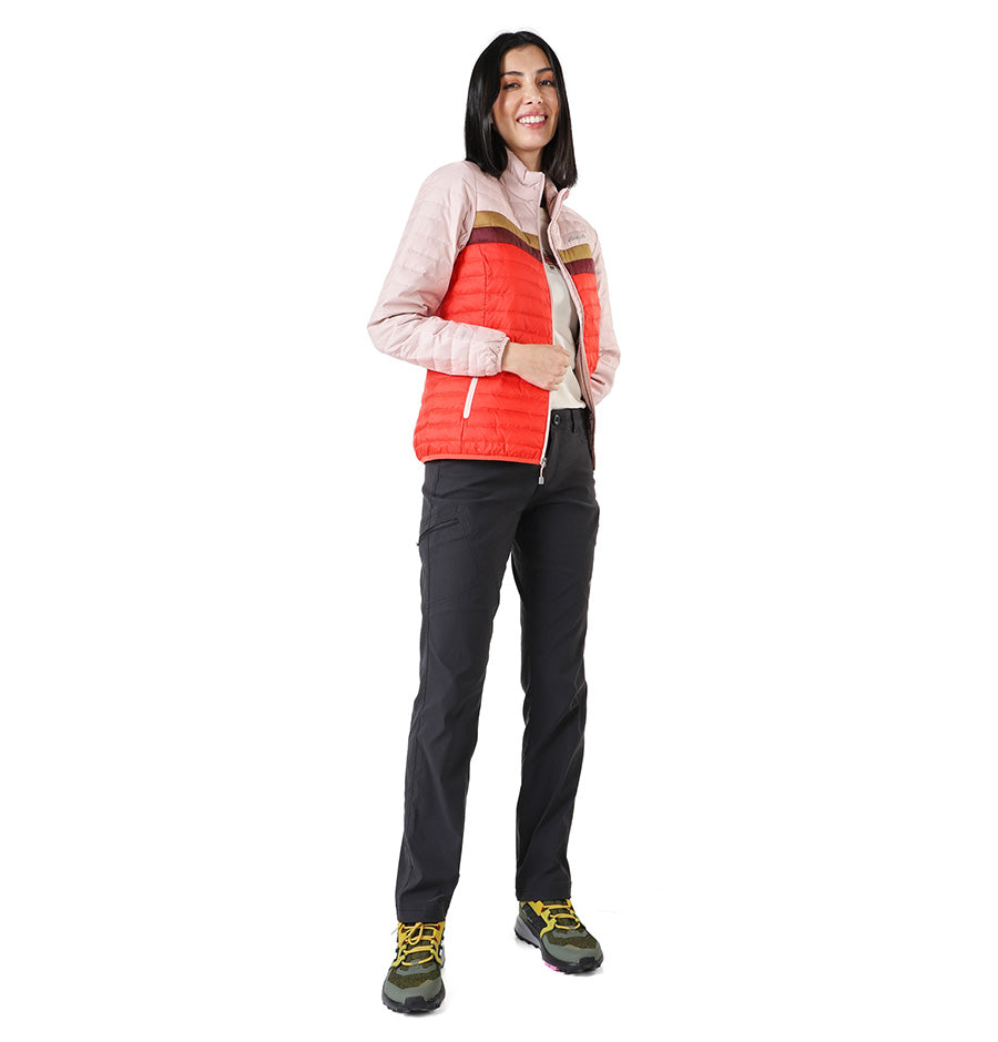 Chaqueta Eddie Bauer Microlight Down Rosada Mujer |Outdoor Adventure Colombia