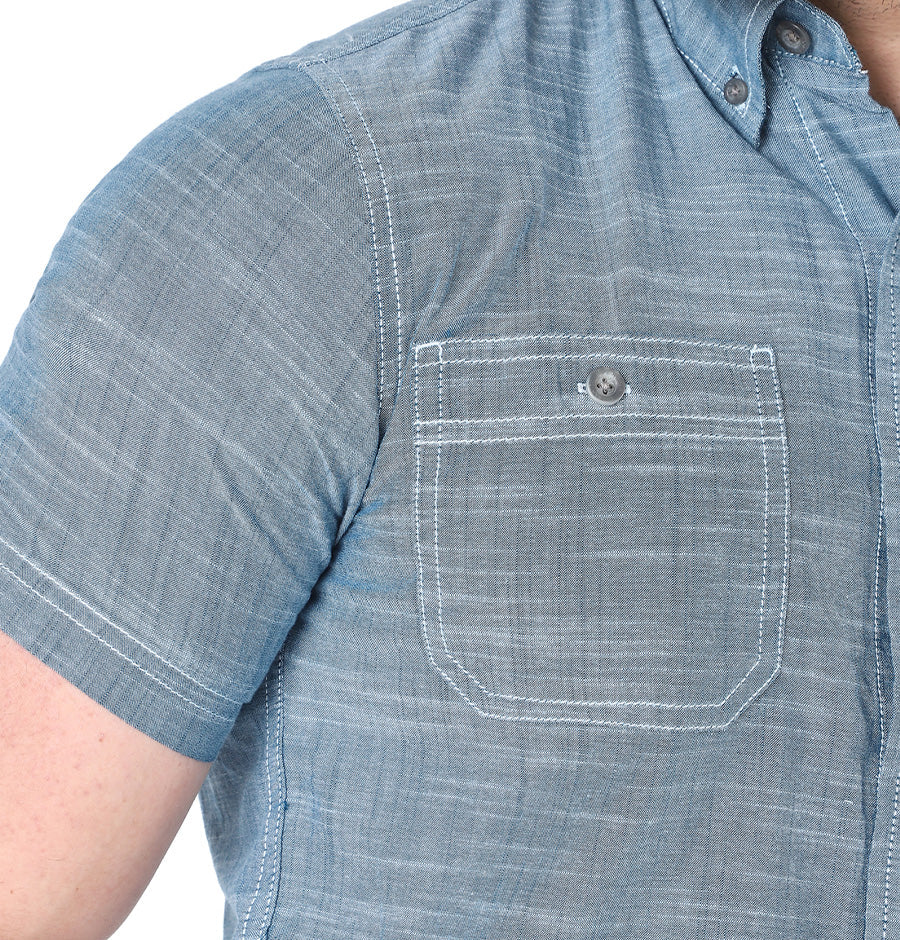 CAMISA DE HOMBRE SOLARFOIL SHORELINER MANGA CORTA / EDDIE BAUER