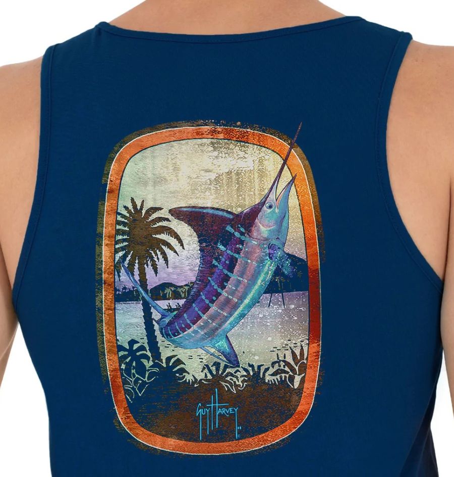 Camiseta Guy Harvey Dominica Hombre | Outdoor Adventure Colombia