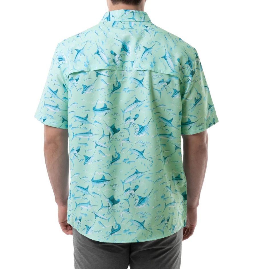 Camisa Manga Corta Guy Harvey Tonal Bills Hombre | Outdoor Adventure