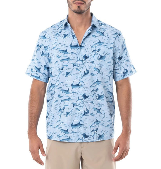 Camisa Manga Corta Guy Harvey Tonal Bills Hombre | Outdoor Adventure