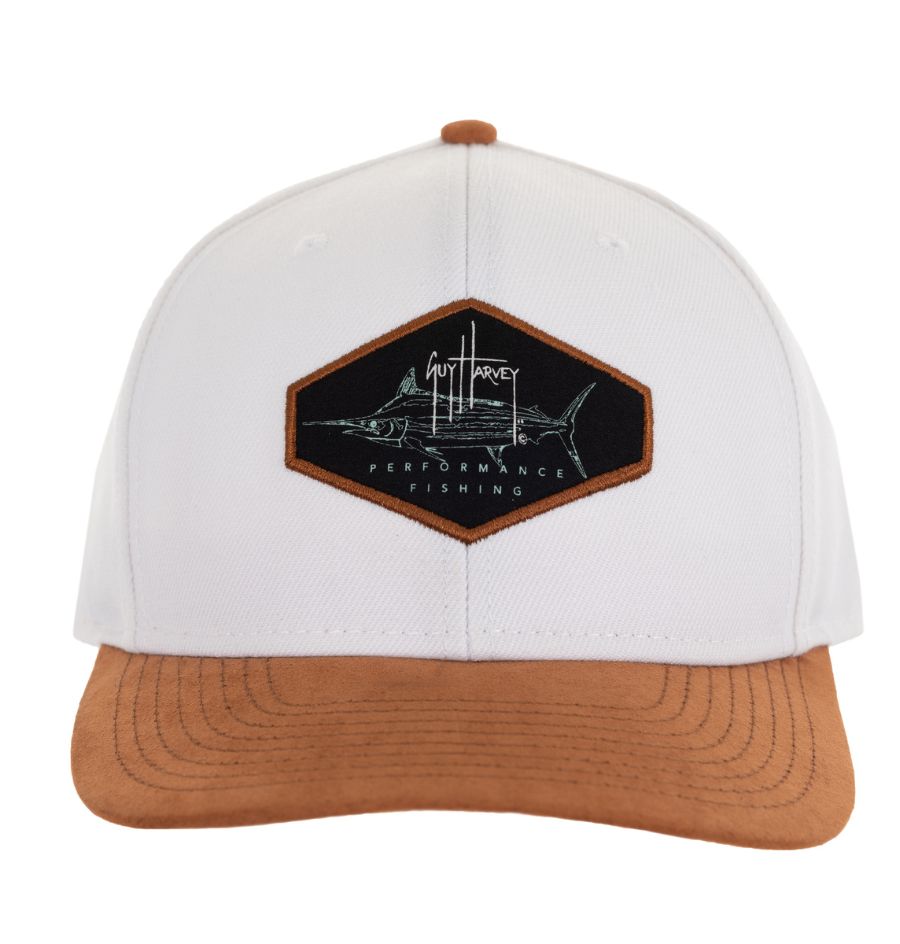Gorra De Hombre Guy Harvey Logo Blanca | Outdoor Adventure Colombia