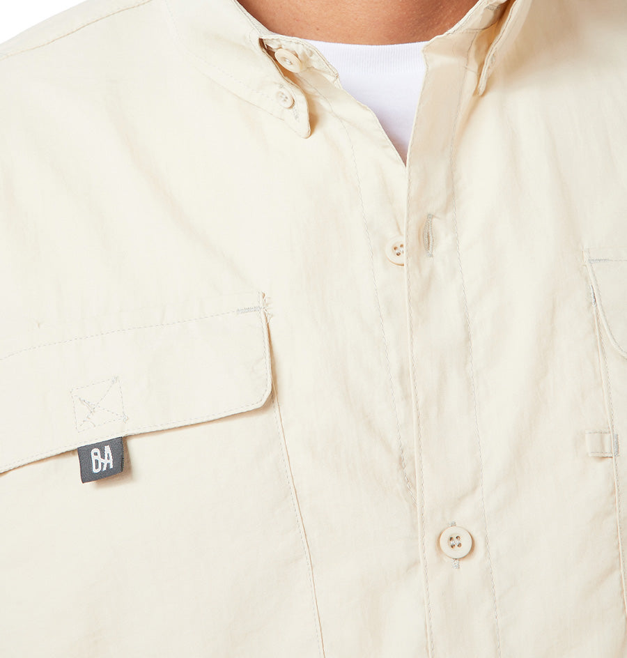 Camisa OA Coiba Manga Larga Hombre Khaki | Outdoor Adventure Colombia