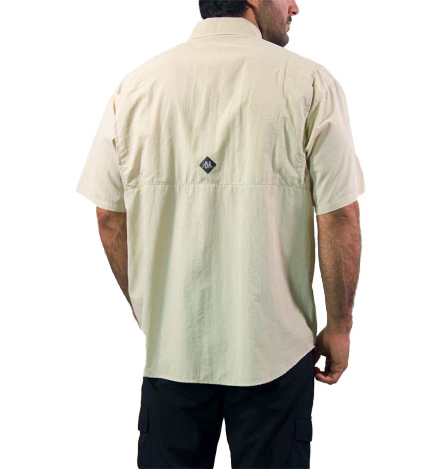 Camisa OA Coiba Manga Corta Khaki - Beige | Outdoor Adventure Colombia