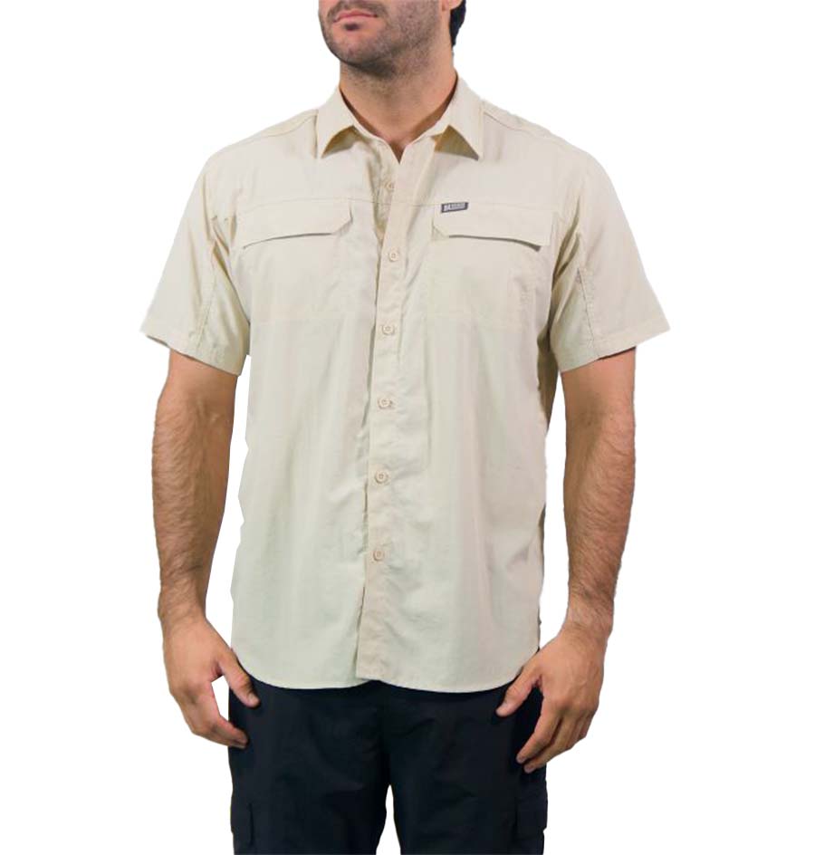 Camisa OA Itamut Manga Corta Hombre Khaki | Outdoor Adventure Colombia